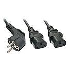 Lindy Stromkabel - CEE 7/7 (S) bis IEC 60320