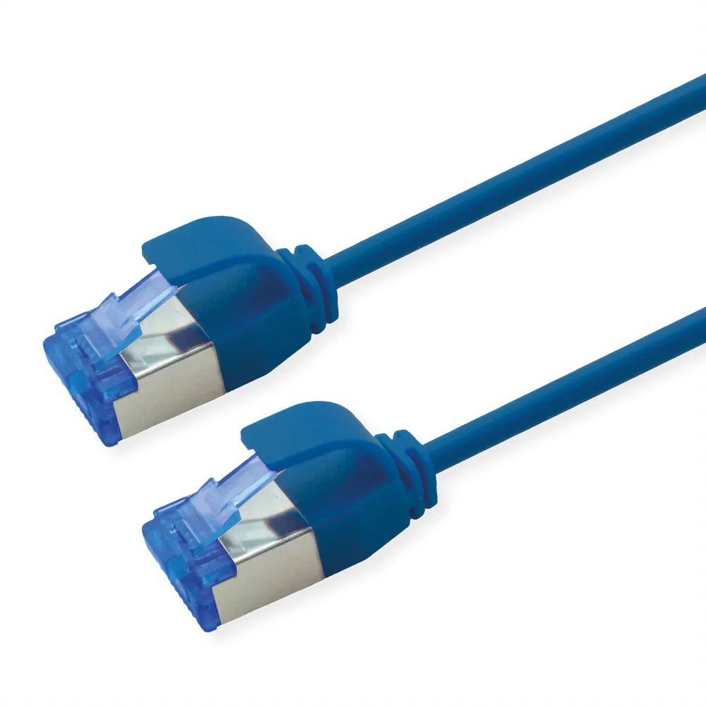 ROLINE Patchkabel Cat.6A (Class EA) S/FTP (PiMF), LSOH, PoE, blau, 10 m