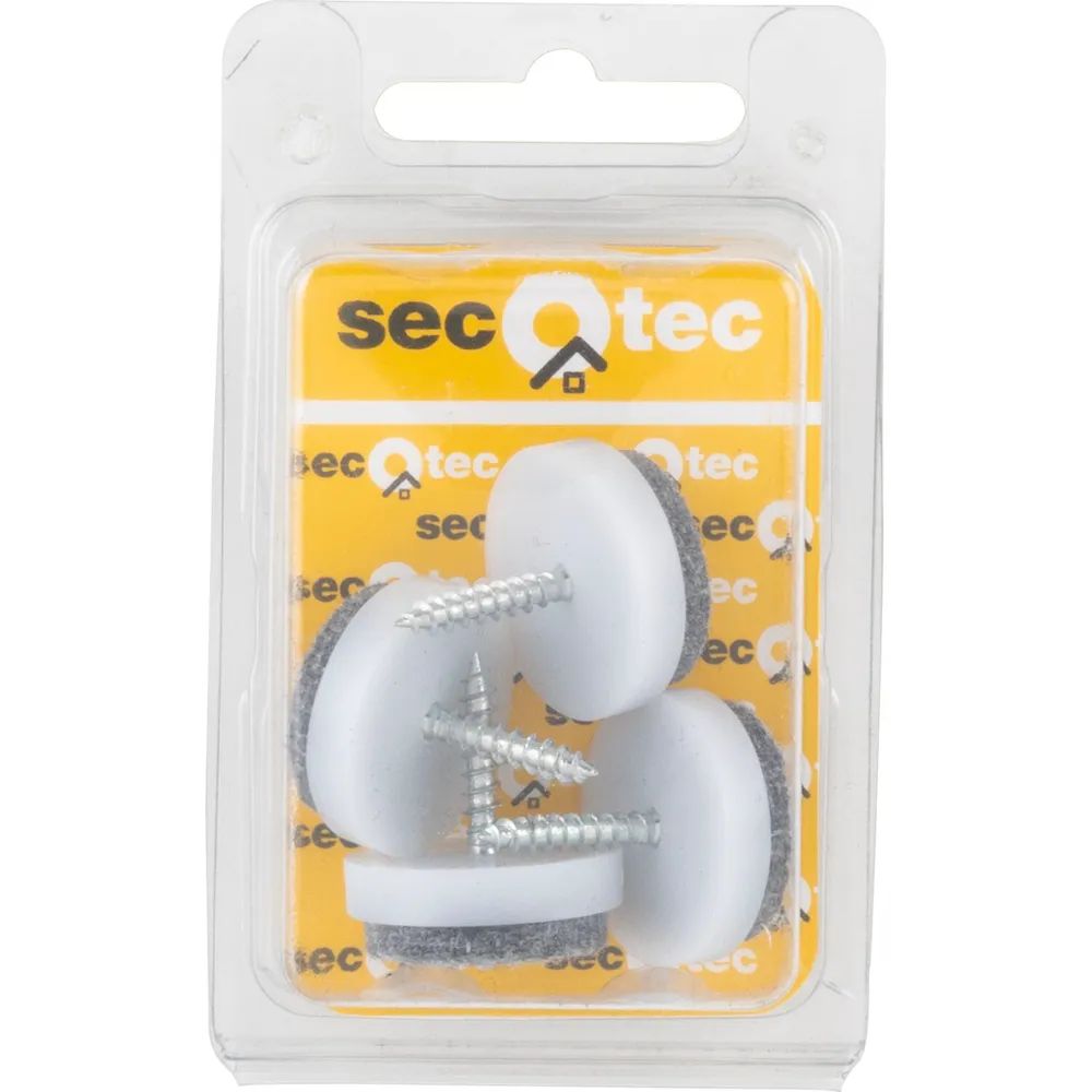 Schachermayer VVP SECOTEC Gleitnägel mit Filz zum Schrauben ø20 mm 4 Stk