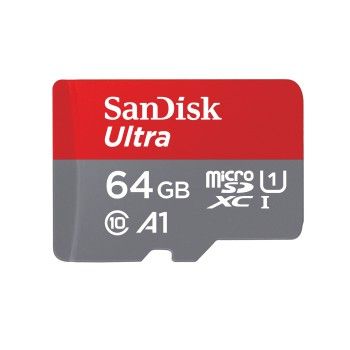 SanDisk microSDHC Ultra 64GB (UHS-1/Cl.10/120MB/s) + Adapter, "Tablet"