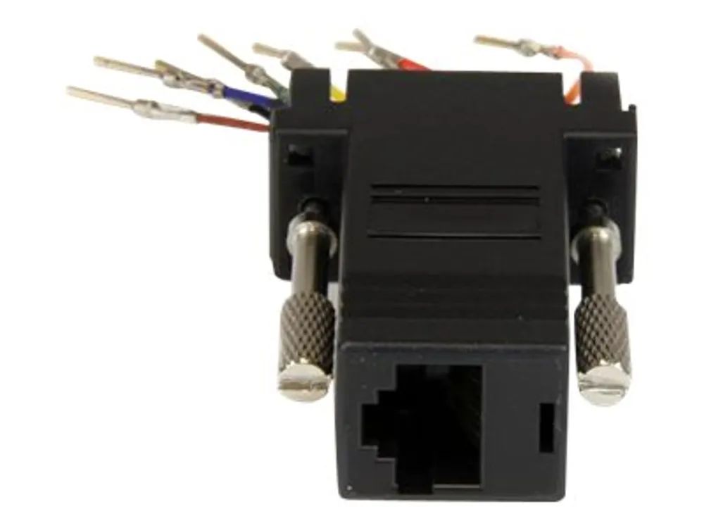 StarTech.com DB9 auf RJ45 Modular-Adapter - Stecker/Buchse - Seriell Adapter DB-9 / RJ-45 - St / Bu - Serieller Adapter - DB-9 (M)