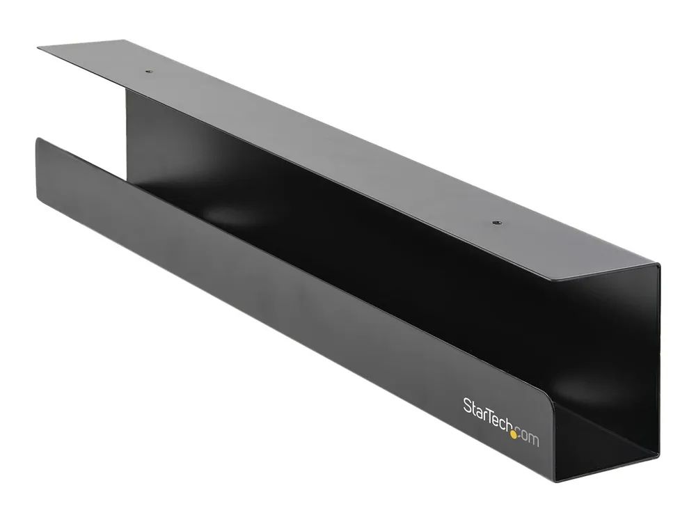 StarTech.com Kabelschacht zur Untertisch Montage - Kabelmanagement für den Tisch - Kabelrinne - 60cm x 11cm (UDCMTRAY)