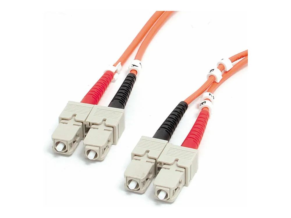 StarTech.com 2m SC/SC (UPC) OM1 Multimode Glasfaser Patchkabel, 10Gbps - Netzwerkkabel - SC multi-mode (M)