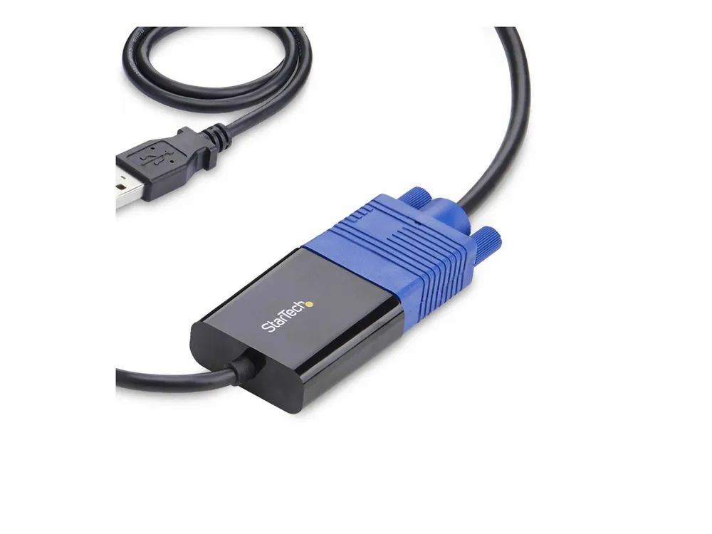 StarTech.com Portable Laptop Crash Cart Adapter, USB/VGA/Mini DisplayPort KVM Console, File Transfer and Video Capture