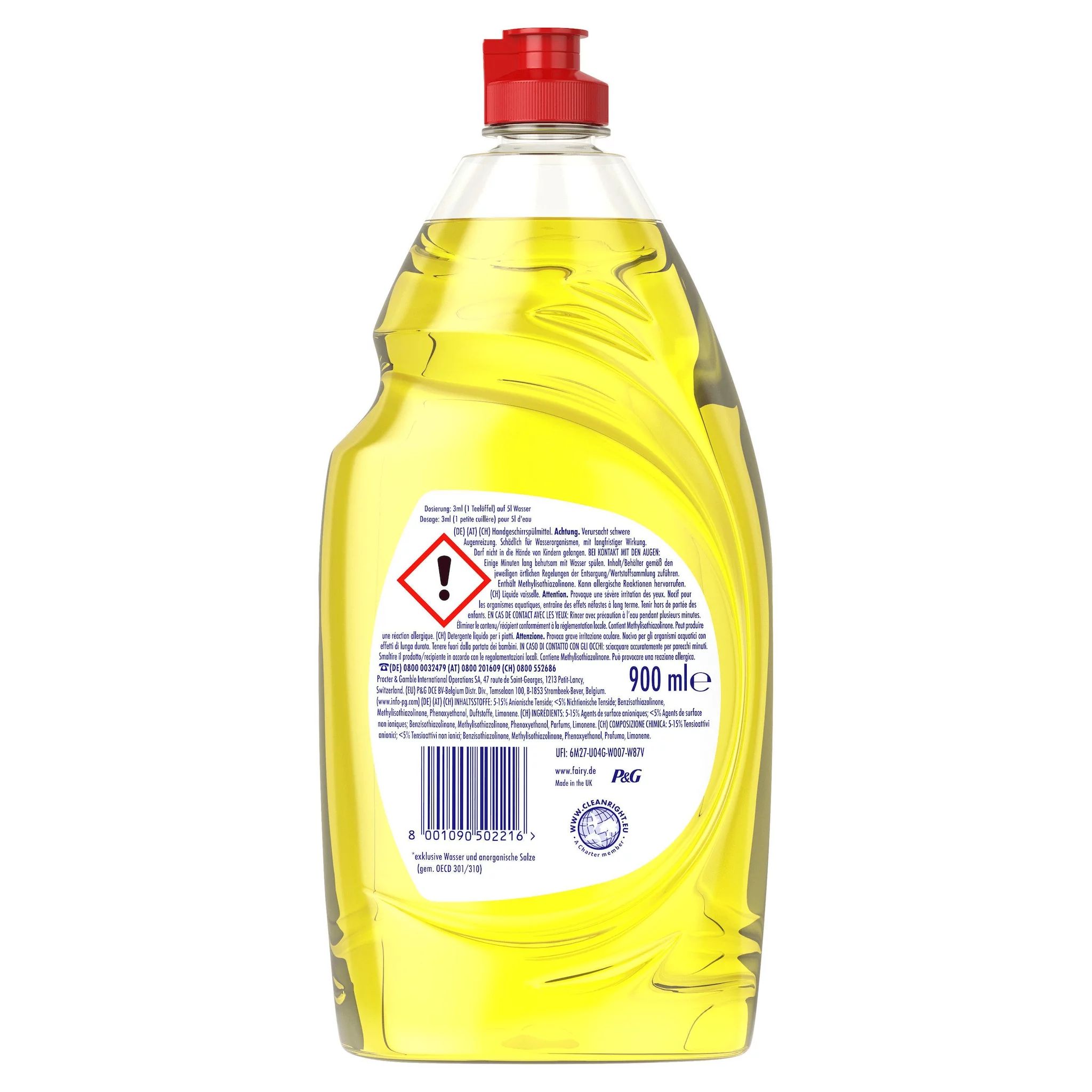 Fairy Handspülmittel Zitrone 900 ml