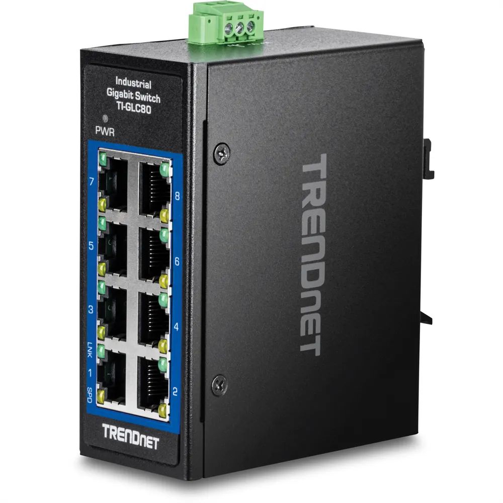 TRENDnet TI-GLC80 - Version V1.xR - Switch - industrial, mini
