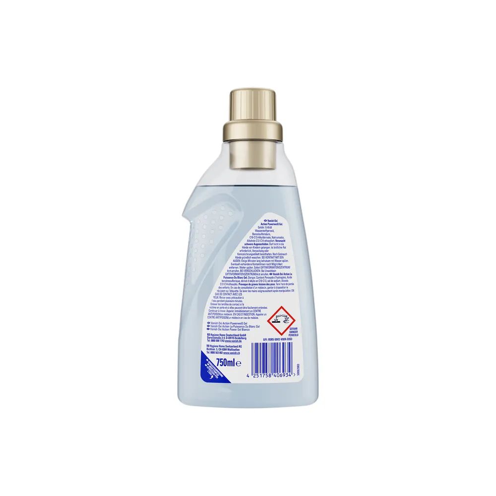 Vanish Oxi Action Powerweiss Gel 750ml