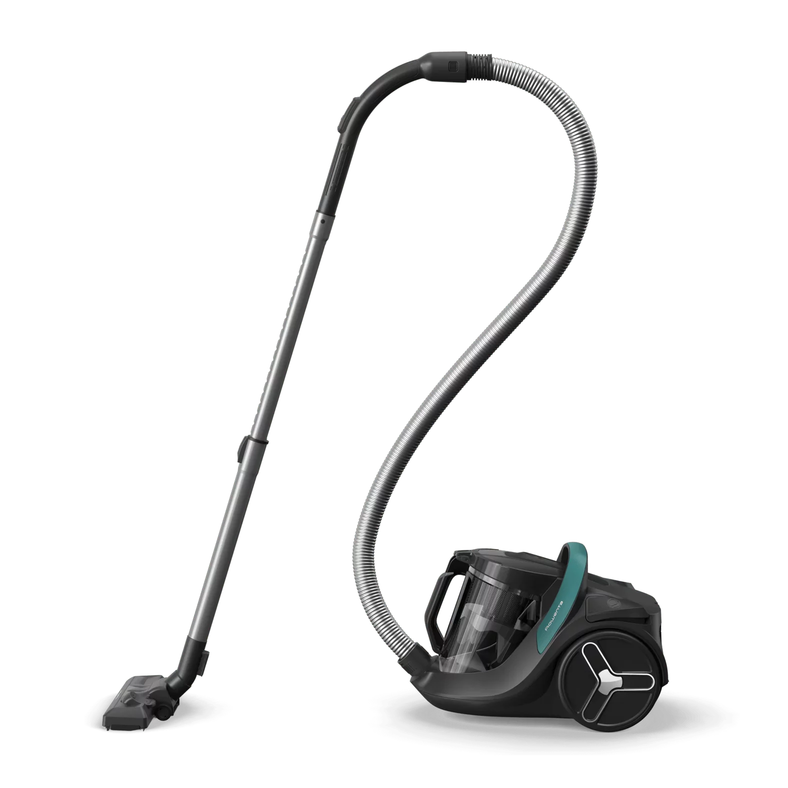Rowenta RO7B12 Zyklon-Staubsauger Green Force Cyclonic Max  - Schwarz/Türkis