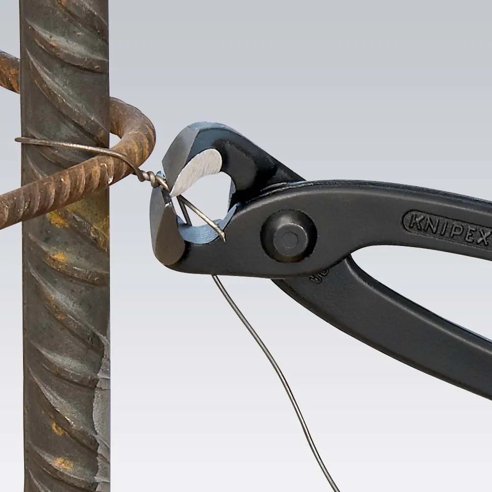 KNIPEX Monierzange (Rabitz- oder Flechterzange) glanzverzinkt 220 mm