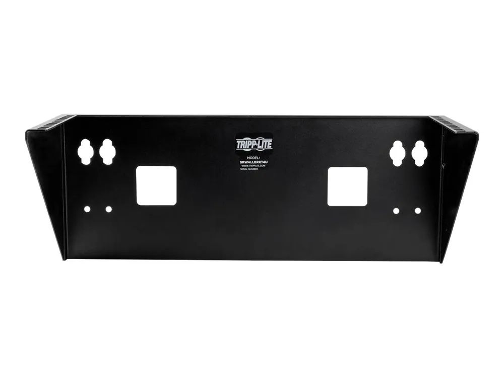 Eaton Tripp Lite Series Wallmount Rack 4U Vertical Rack Bracket 175lb Capacity - Halterung - geeignet für Wandmontage - Schwarz - 4U - 48.3 cm (19")