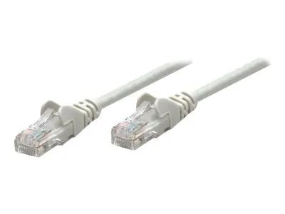 Intellinet Network Patch Cable, Cat6A, 50m, Grey, Copper, S/FTP, LSOH / LSZH, PVC, RJ45, Gold Plated Contacts, Snagless, Booted, Lifetime Warranty, Polybag - Patch-Kabel - RJ-45 (M)