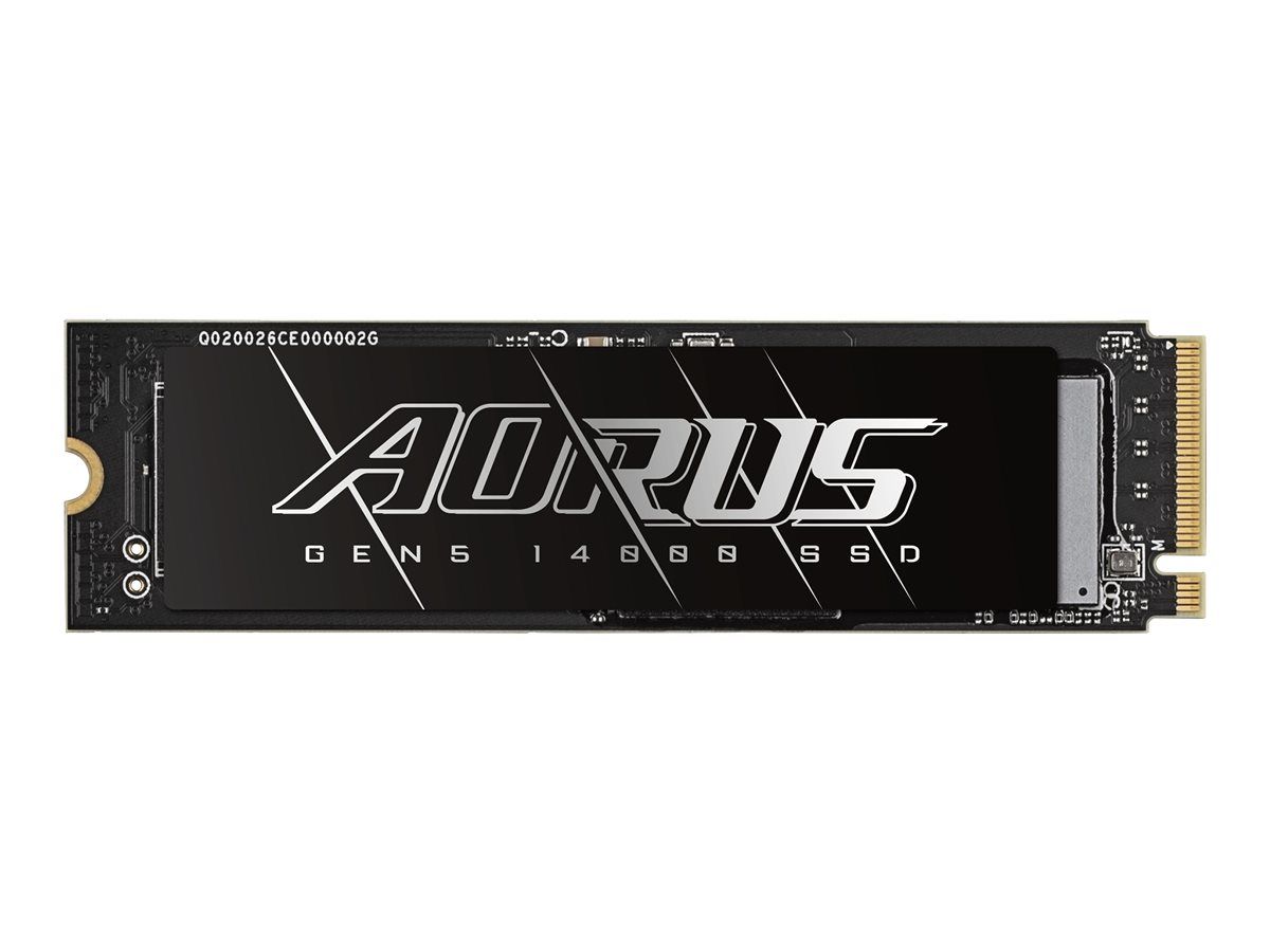 Gigabyte AORUS Gen5 14000 - SSD - 4 TB - intern - M.2 2280 - PCI Express 5.0 x4 (NVMe)