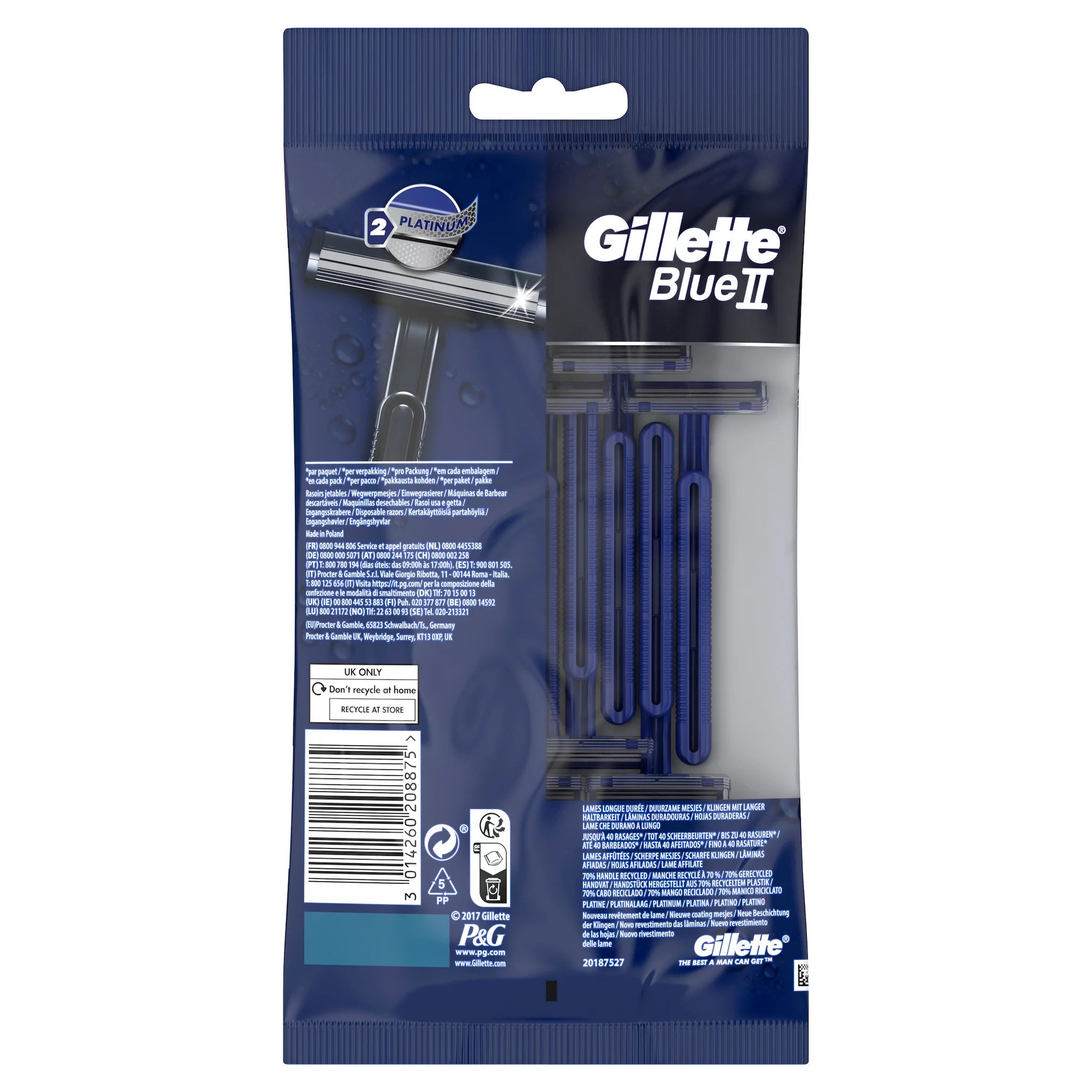 Gillette Blue II 10er