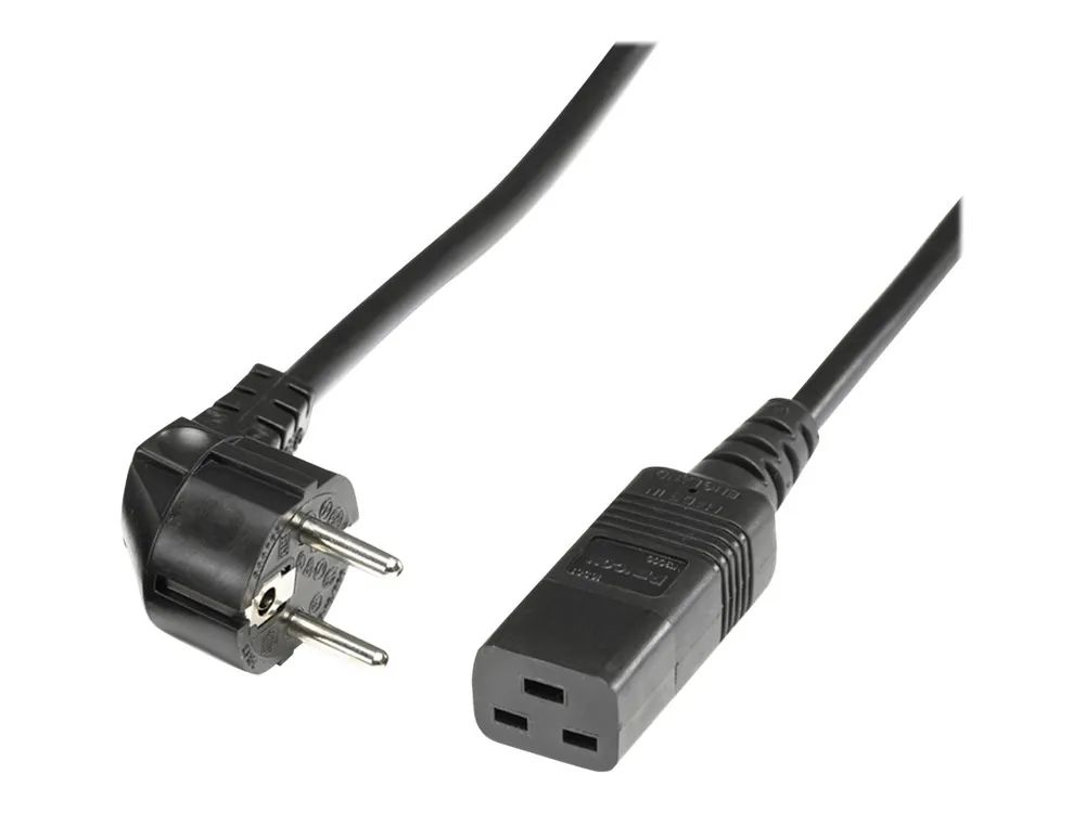 ROLINE Stromkabel - IEC 60320 C19 zu CEE 7/7 (M)