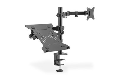 DIGITUS Monitorhalter mit Notebookhalterung