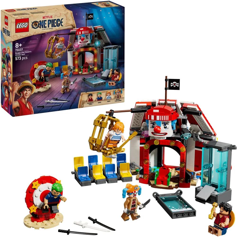 LEGO Zirkuszelt von Buggy dem Clown 75637