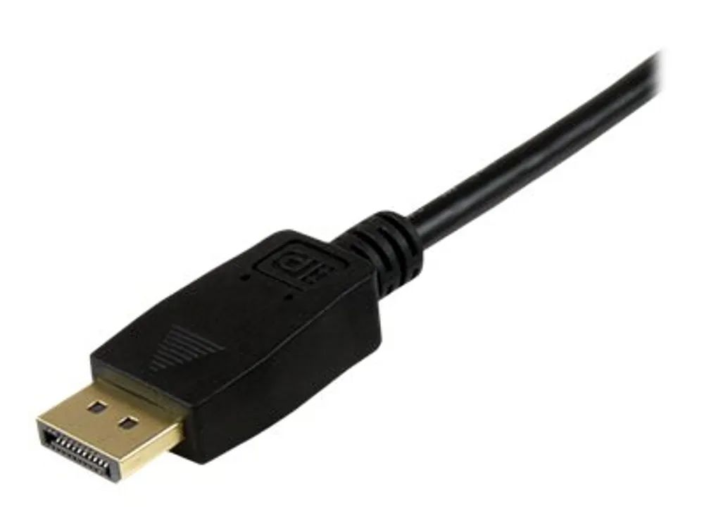 StarTech.com DisplayPort auf DVI Kabel 1,8m - Stecker/Stecker - DP zu DVI Adapter/ Konverter - 1920x1200 / 1080p - Schwarz - Videokabel - DisplayPort (M)