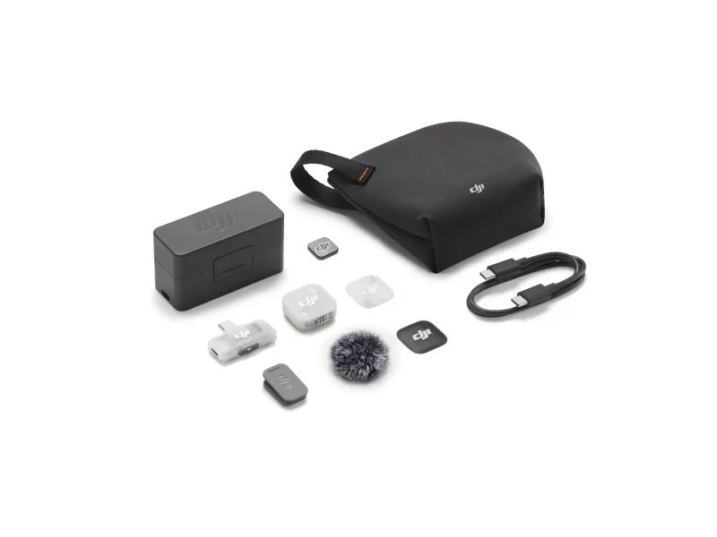 DJI Mic Mini 2 (1 Sender + 1 Mobile Empfänger + Ladeschale)
