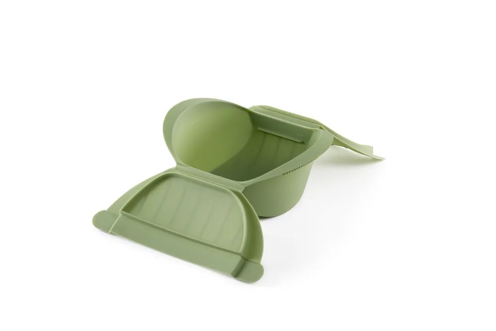 Lékué Tiefer Dampfgarer, 2 P. - Green