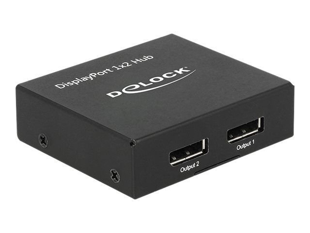 Delock Video-/Audio-Splitter - 2 x DisplayPort
