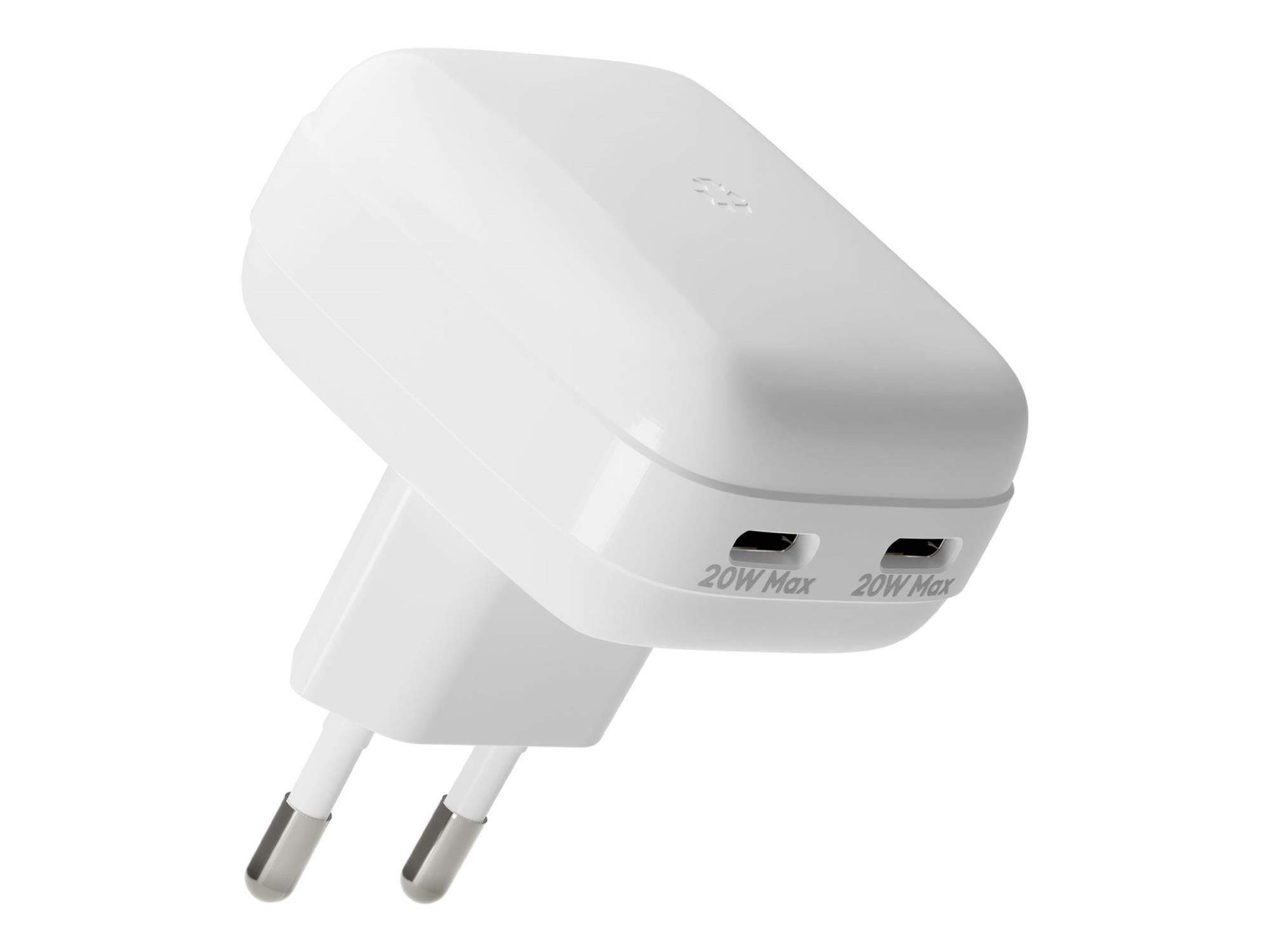 dbramante1928 re-charge Pro - Netzteil - flach - 20 Watt - 3 A - 2 Ausgabeanschlussstellen (USB-C)