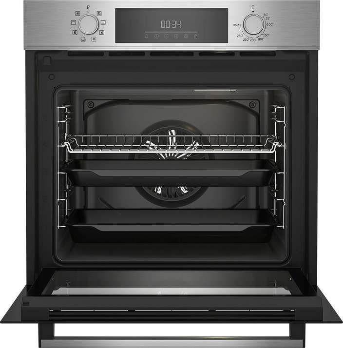 Beko BBSM12320X Backofenset mit Glaskeramikkochfeld