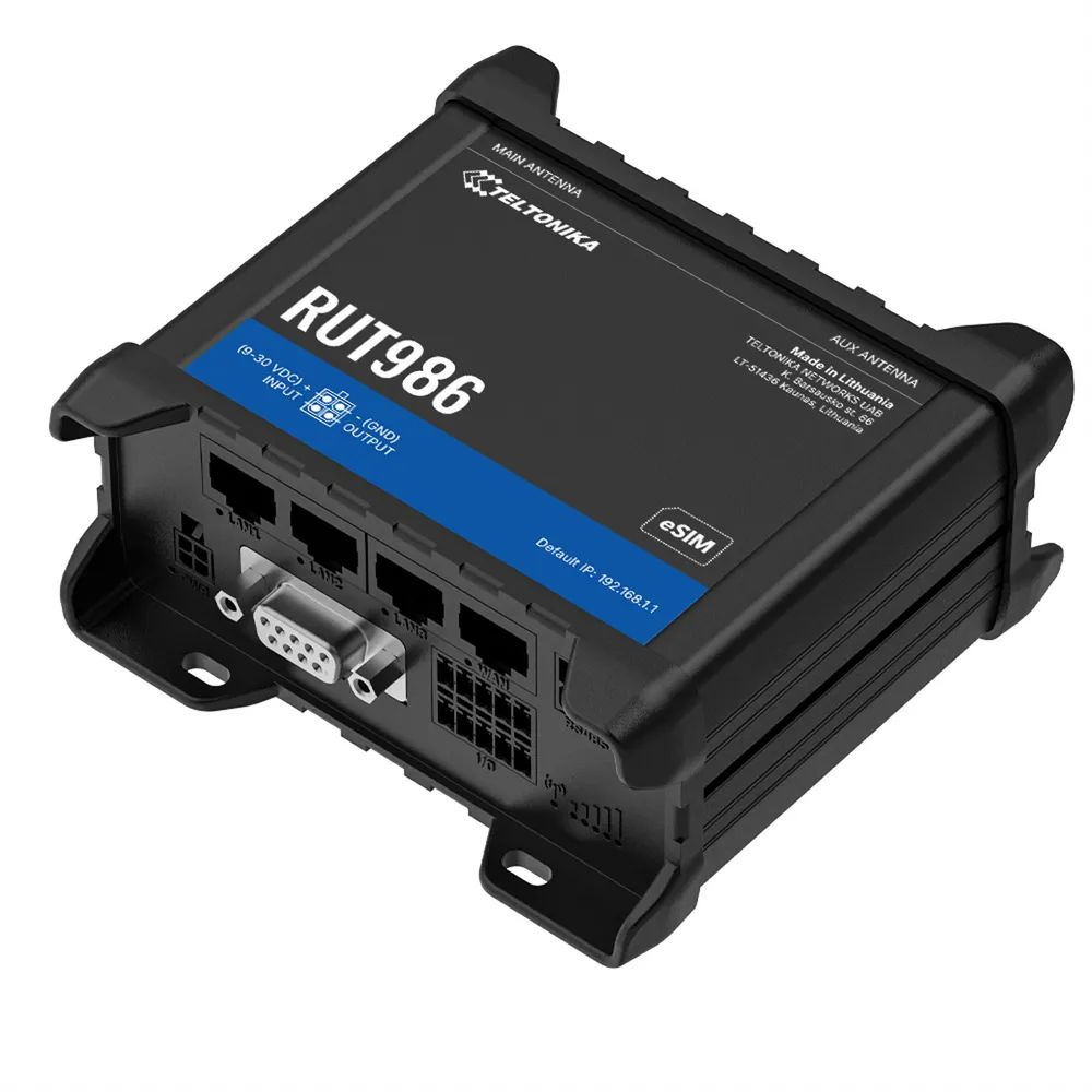 Teltonika RUT986 - Wireless Router - WWAN 3-Port-Switch