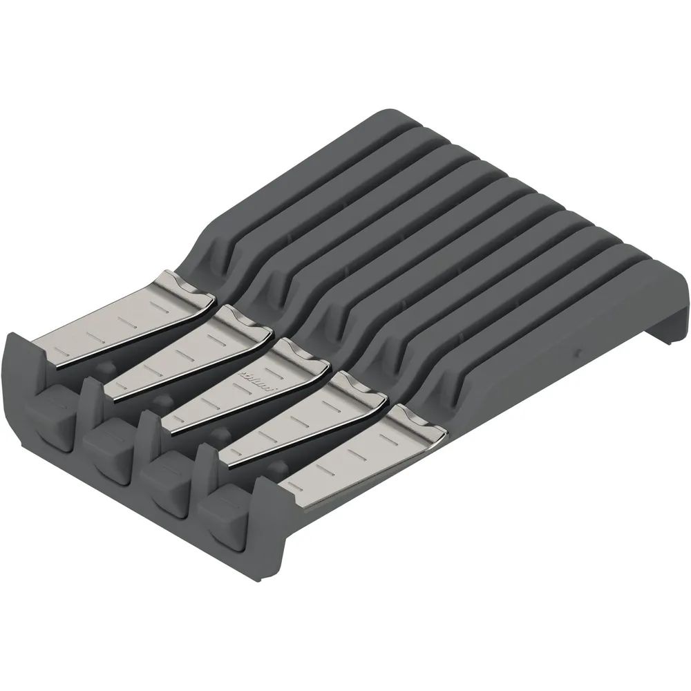 BLUM ORGA-LINE Messerhalter Breite 177,5 mm, Tiefe 260 mm,KS StaubGrau/Edelstahl