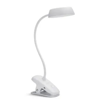 Philips Tischleuchte "Donutclip DSK201", Weiß