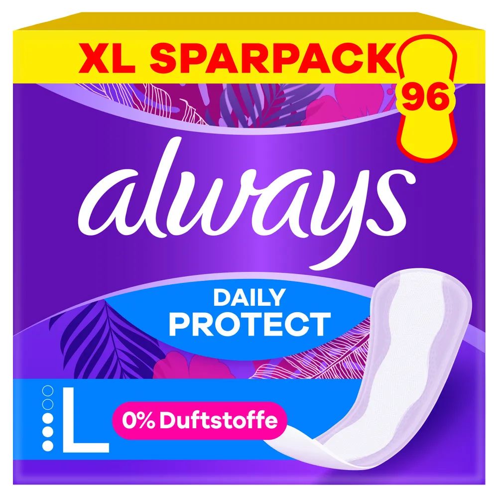 always Slipeinlage Daily Protect Long ohne Duft Duo BigPack 96