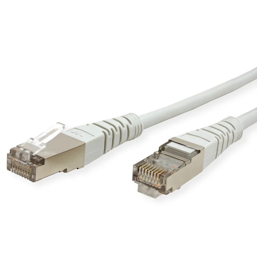 ROLINE Patchkabel Cat.5e (Class D) S/FTP, grau, 7 m