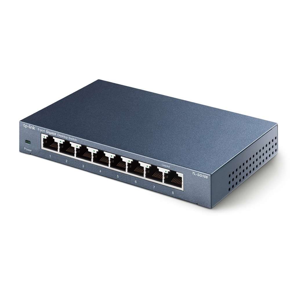 TP-LINK TL-SG108 8-port Metal Gigabit Switch