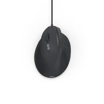 Hama Vertikale, ergonomische Linkshänder-Maus "ECM-500L", mit Kabel, optisch, SW