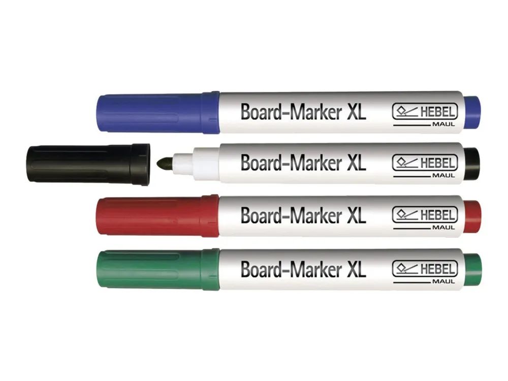Jakob Maul GmbH MAUL Hebel XL - Marker - für Tafel - verschiedene Farben - 1.5-2 mm - fein (Packung mit 4)