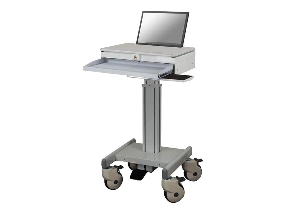 Neomounts MED-M100 - Wagen - für Notebook/Tastatur/Maus - medizinisch - Grau - Bildschirmgröße: 25.4-45.7 cm (10"-18")