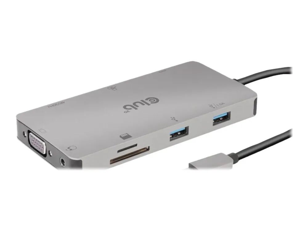 Club 3D USB Gen1 Type-C 9-in-1 hub - Dockingstation