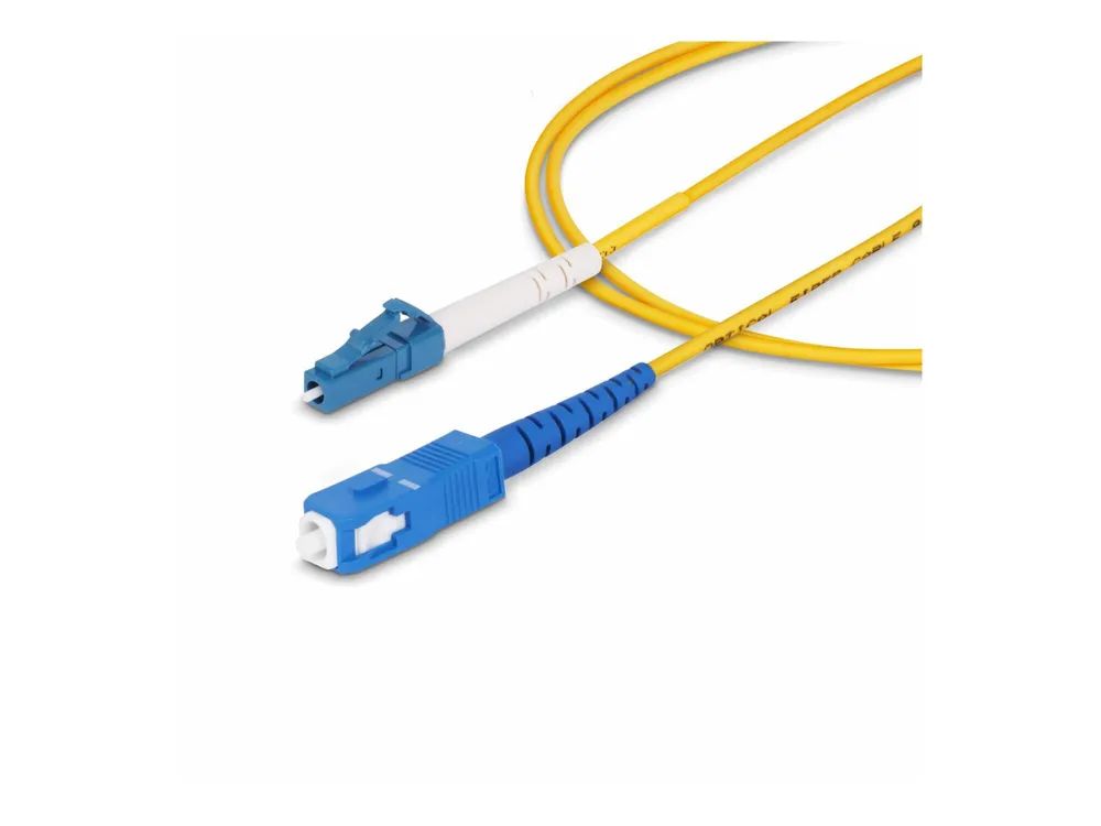 StarTech.com 5m (16.4ft) LC to SC (UPC) OS2 Single Mode Fiber Cable - Patch-Kabel - LC/UPC Einzelmodus (M)