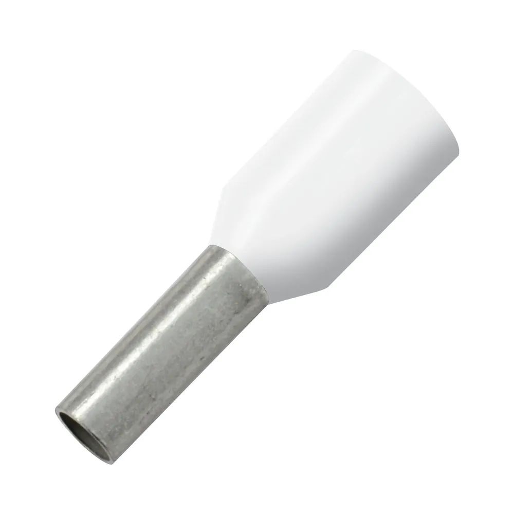 Edler Systems Kabeltechnik GmbH Aderendhülse 0,75x8/14 mit Kragen weiss