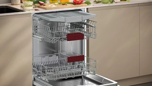 Neff Teilintegrierter Geschirrspüler - 60cm - Edelstahl gebürstet - 14MG