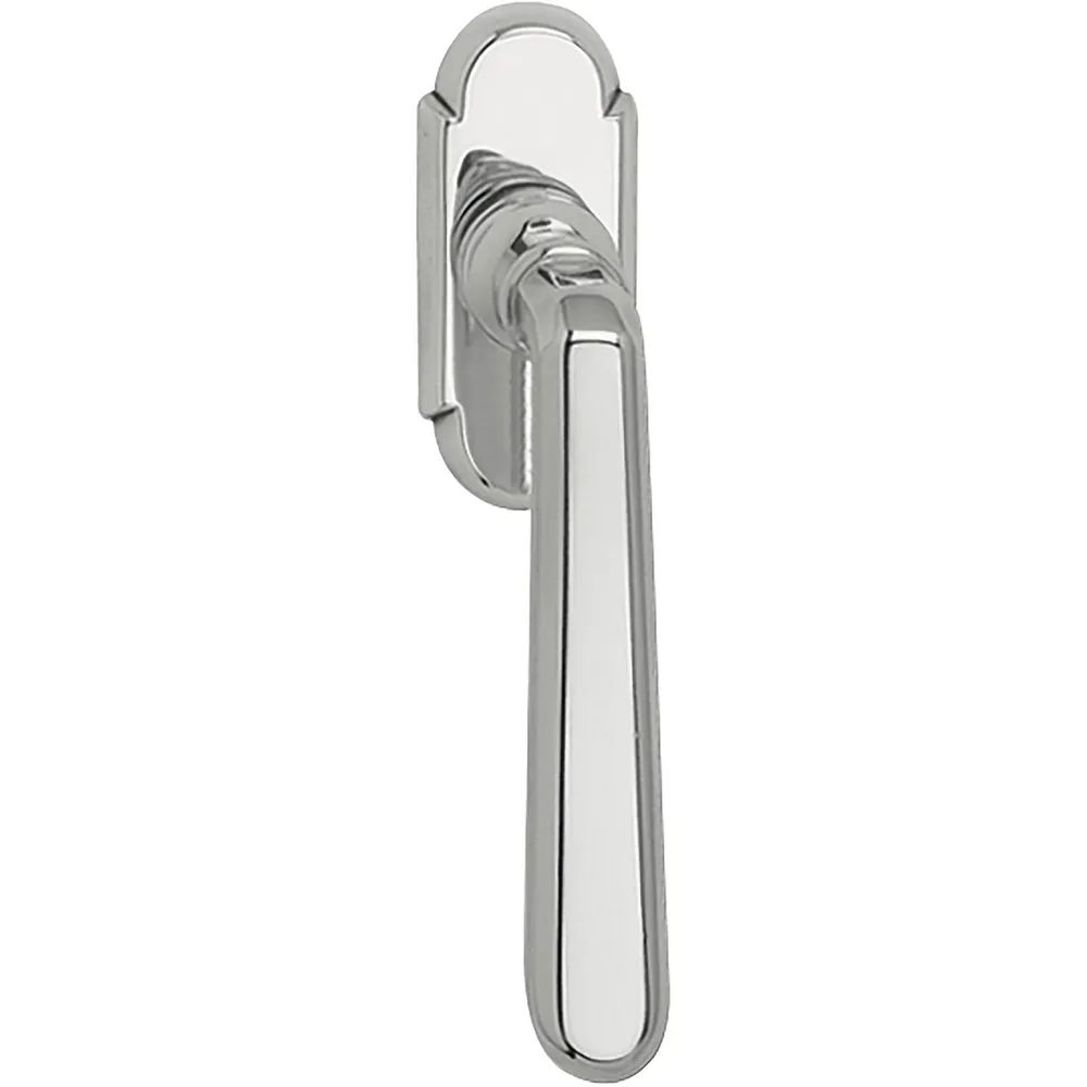 MARCHESI Fenstergriff ALT-WIEN - verdeckt geschraubt, 7x35, Messing verchromt