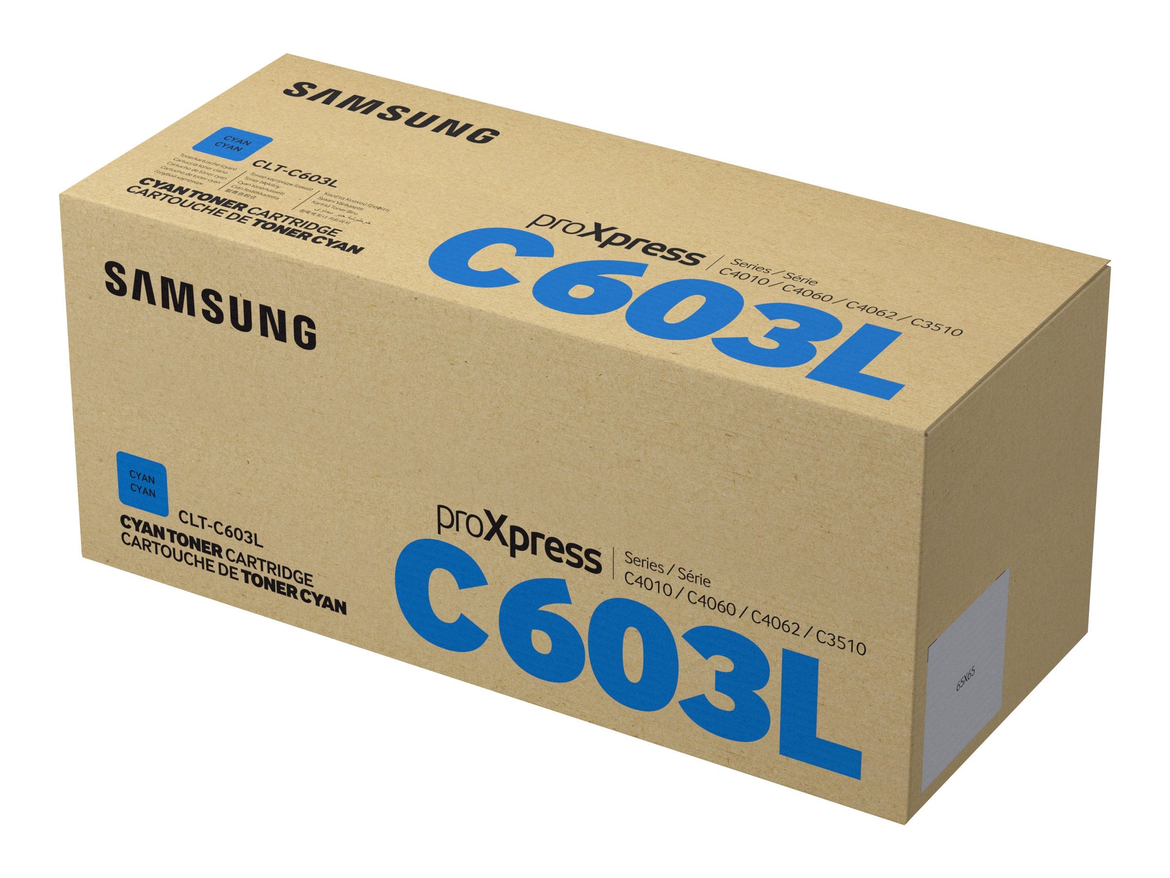 Samsung CLT-C603L - Hohe Ergiebigkeit - Cyan - Original - Tonerpatrone (SU080A)