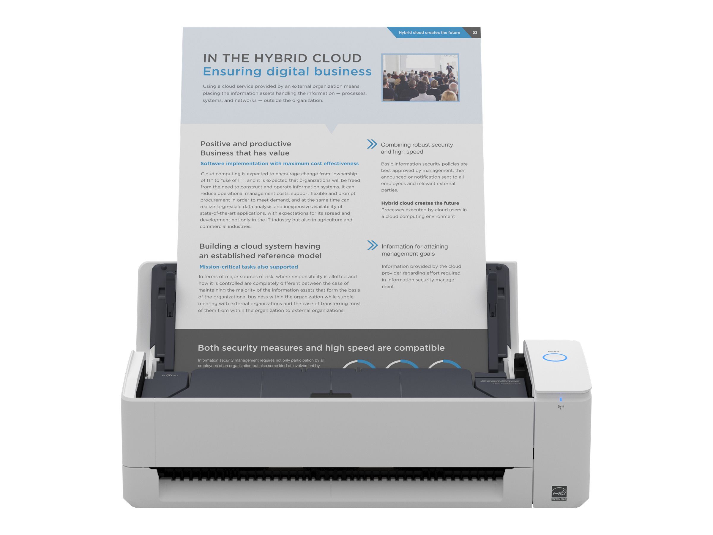 Ricoh ScanSnap iX1300 - Dokumentenscanner - Dual CIS - Duplex - 216 x 3000 mm - 600 dpi x 600 dpi - bis zu 30 Seiten/Min. (einfarbig)