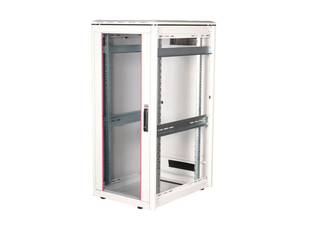 ROLINE Pro - Schrank Netzwerkschrank - mit Glastür, 600 x 800 mm (B x T)