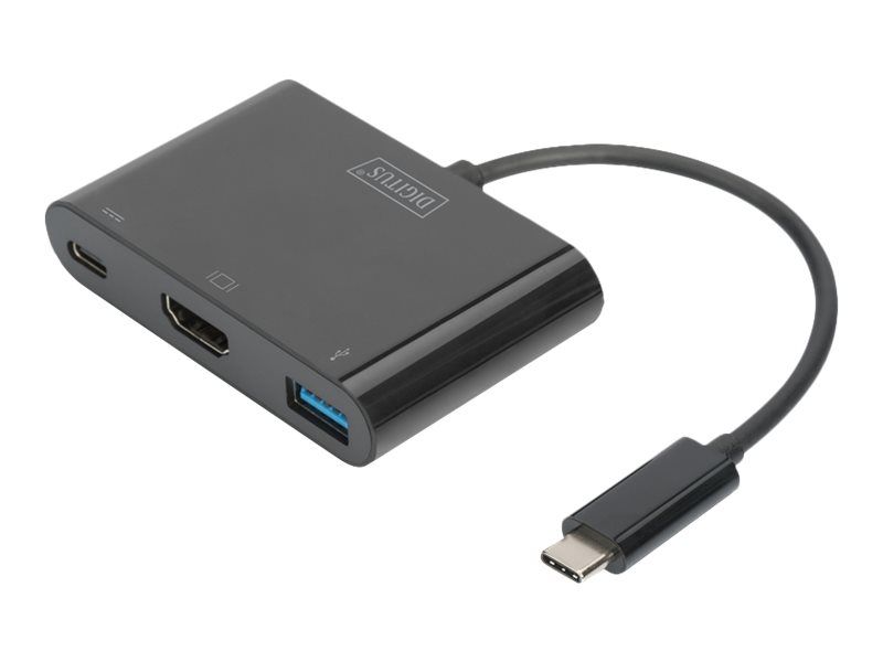 DIGITUS USB Type-C HDMI Multiport Adapter, 3-Port