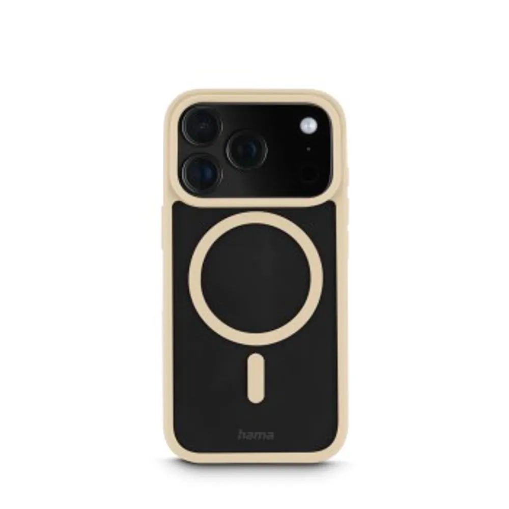 Hama Handyhülle "Frame Protect" f iPhone 17 Pro, magnetisch, durchsichtig, Beige