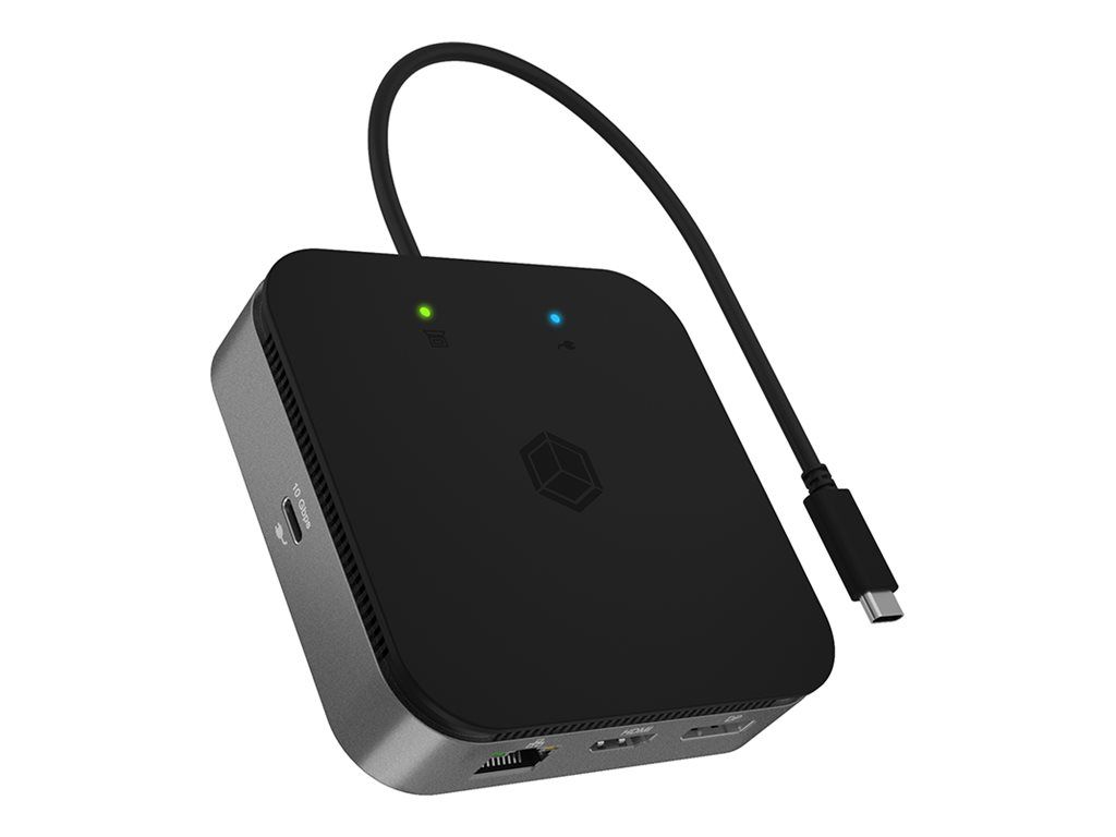 ICY BOX 7-in-1 - Dockingstation - USB-C 3.2 Gen 2 / Thunderbolt 3 / Thunderbolt 4