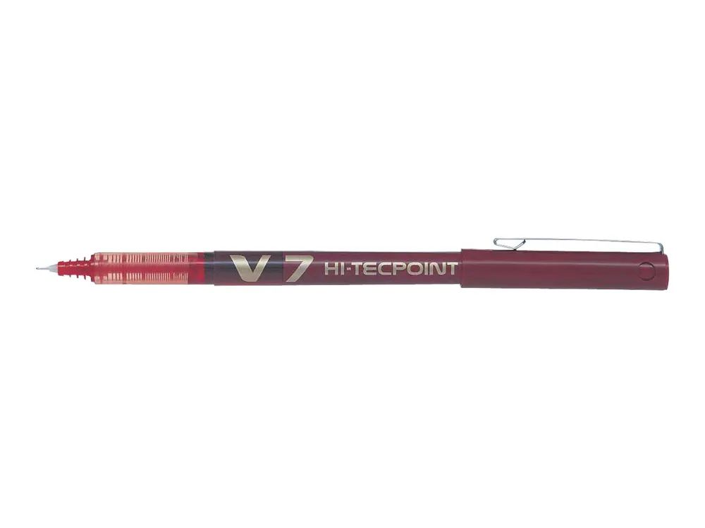 PILOT PEN Pilot Hi-Tecpoint V7 - Tintenroller - Rot - 0.7
