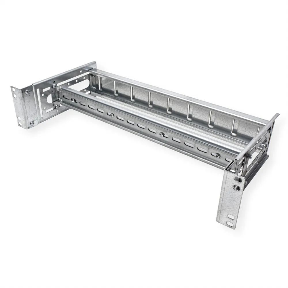 ROLINE Rack DIN-Schienen-Träger - Silber - 4U - 48.3 cm (19")