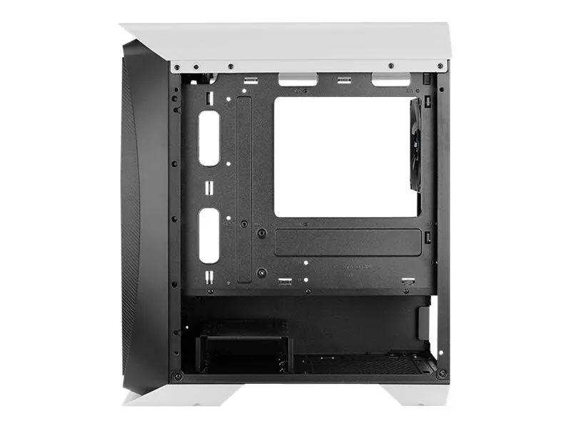 AEROCOOL ADVANCED TECHNOLOGIES AeroCool Aero One Mini-G-WT-v1 - White Edition - Tower - micro ATX - Seitenteil mit Fenster (gehärtetes Glas)