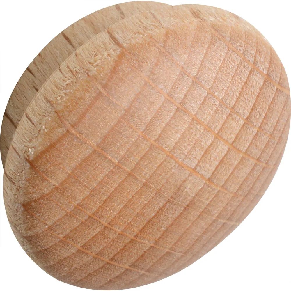 Alles im Griff Holzabdeckkappe ø 19 mm, Zapfen ø 15 mm, Zapfenlänge 4 mm, Buche roh